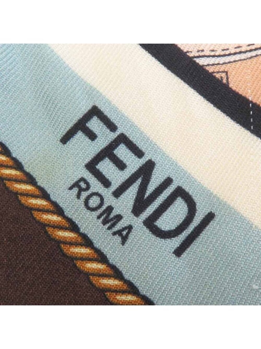 Fendi Ribbon Scarf Multicolor - Picture 8 of 8